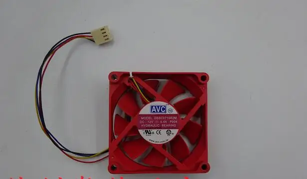 Gebruikt: DSSC0715R2M DC12V 0.4A 7020 70*70*20Mm Vier Draad Cpu Fan 7Cm