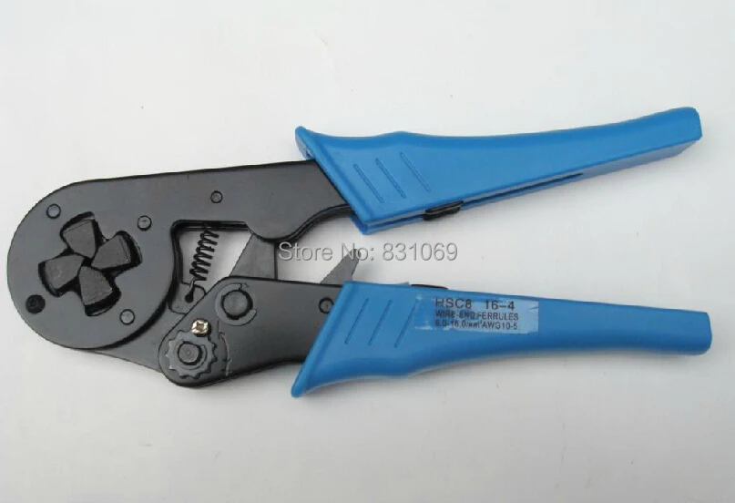 

1Pcs HSC8 16-4 MINI-TYPE SELF-ADJUSTABLE CRIMPING PLIER 4-16mm2 terminals crimping tools multi tool Brand New