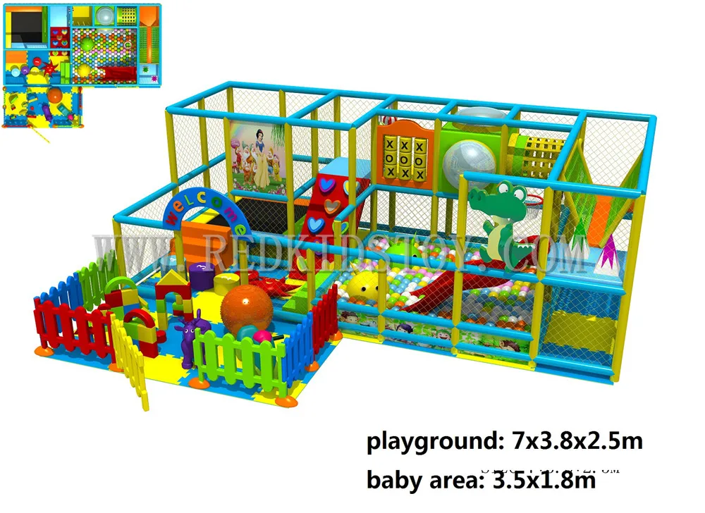 Exported to Myanmar Indoor Playground System for Kids Factory Price 160119b