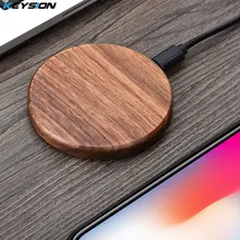 Wooden Qi Wireless Charger 15W for iPhone and Samsung #5