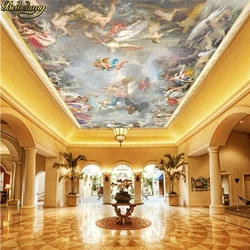 custom papel de parede 3D European ceiling wallpaper Landscape Mural Living Room Bedroom TV Sofa Backdrop Wall paper Covering