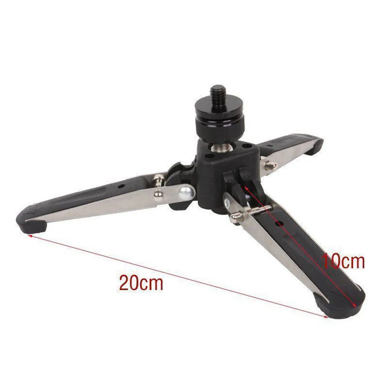 Universal Video Monopod Stand Base Monopod Tripod Mini Three Feet Support for DSLR Monopod with 3/8\'\' Screw