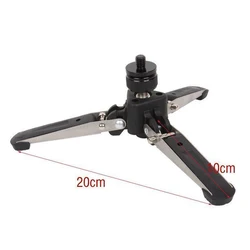 Universal Video Monopod Stand Base Monopod Tripod Mini Three Feet Support for DSLR Monopod with 3/8'' Screw