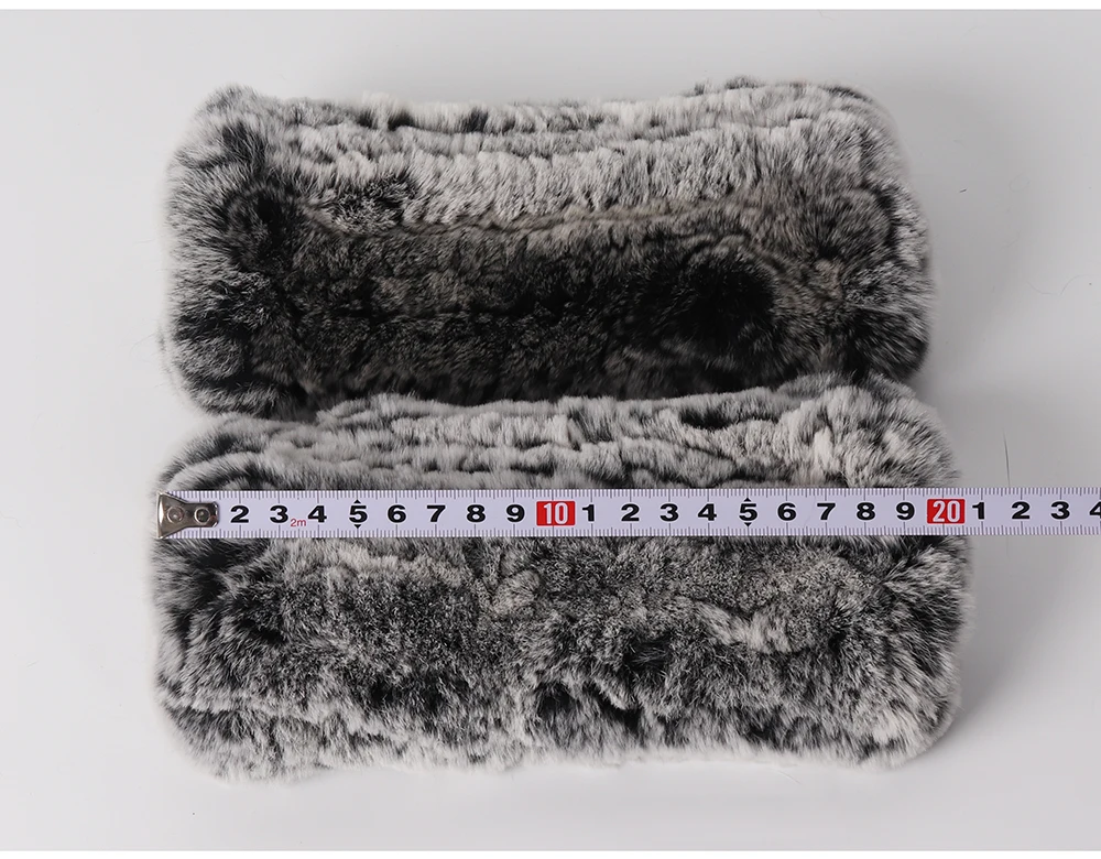 New Women 100% Real Genuine Knitted Rex Rabbit Fur Mittens Winter Warm Lady Real Fur Fingerless Gloves Handmade Knit Fur Mitten