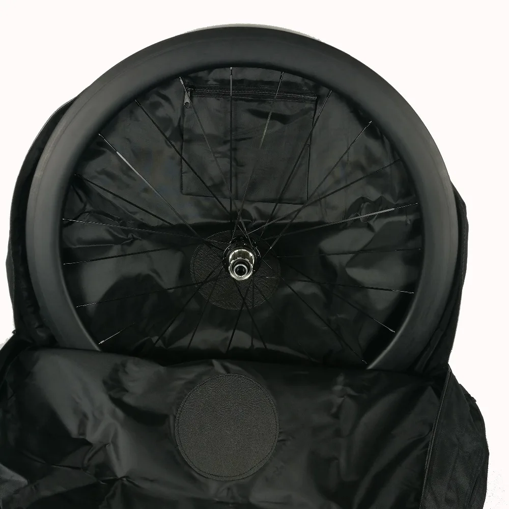 Instock Cheap Carbon Fiber Bike Rims 1 Pair Carry Double Wheels Bag Convenient For You Easy To Handle Up Bicycles Wheelsets-Bags