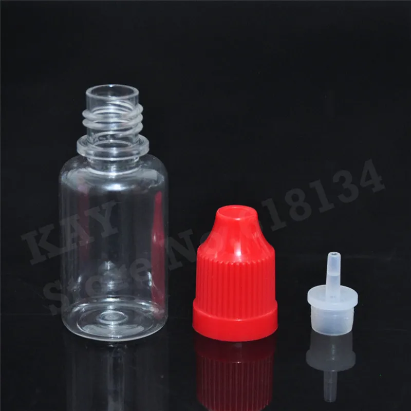 Wholesale 2500pcs  PET 15ML Plastic Dropper Bottles With Childproof Cap With Long Thin Tip,Plastic bottles