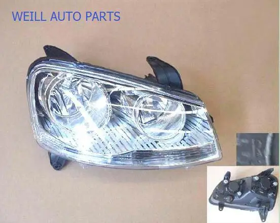 WEILL 4121100-P24A / 4121200-P24A manual adjustment Left/Right original car headlight for Great wall wingle 5