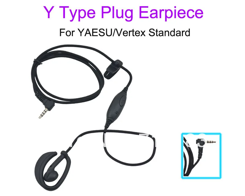 

Earpiece/Earhook with MIC for Yaesu/Vertex Standard VX-1R,FT-60R,VXF-1,VX-110,VX-150,FT-50,VX-130,VX-160,VX-168,VX-180,VX-210A