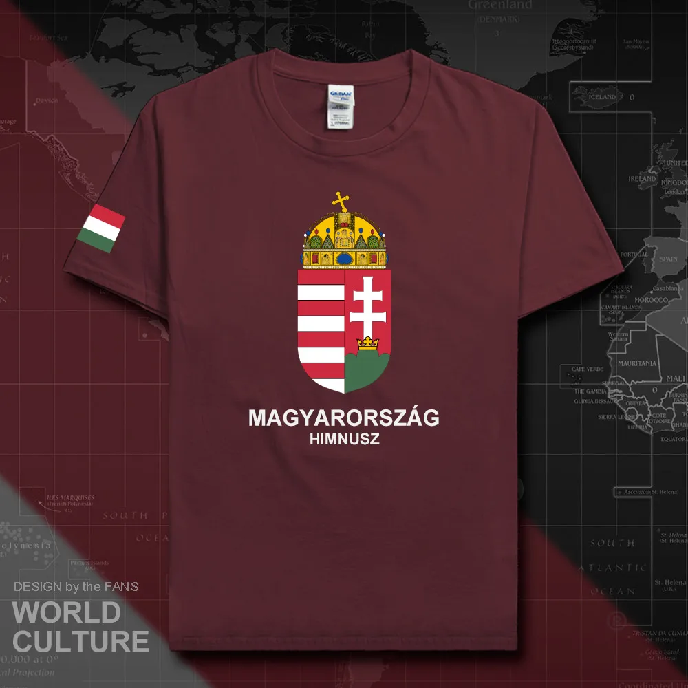 Hungary Hungarian men t shirts fashion 2018 jerseys nation team cotton t-shirts sporting clothing tees country flags HUN HU 20