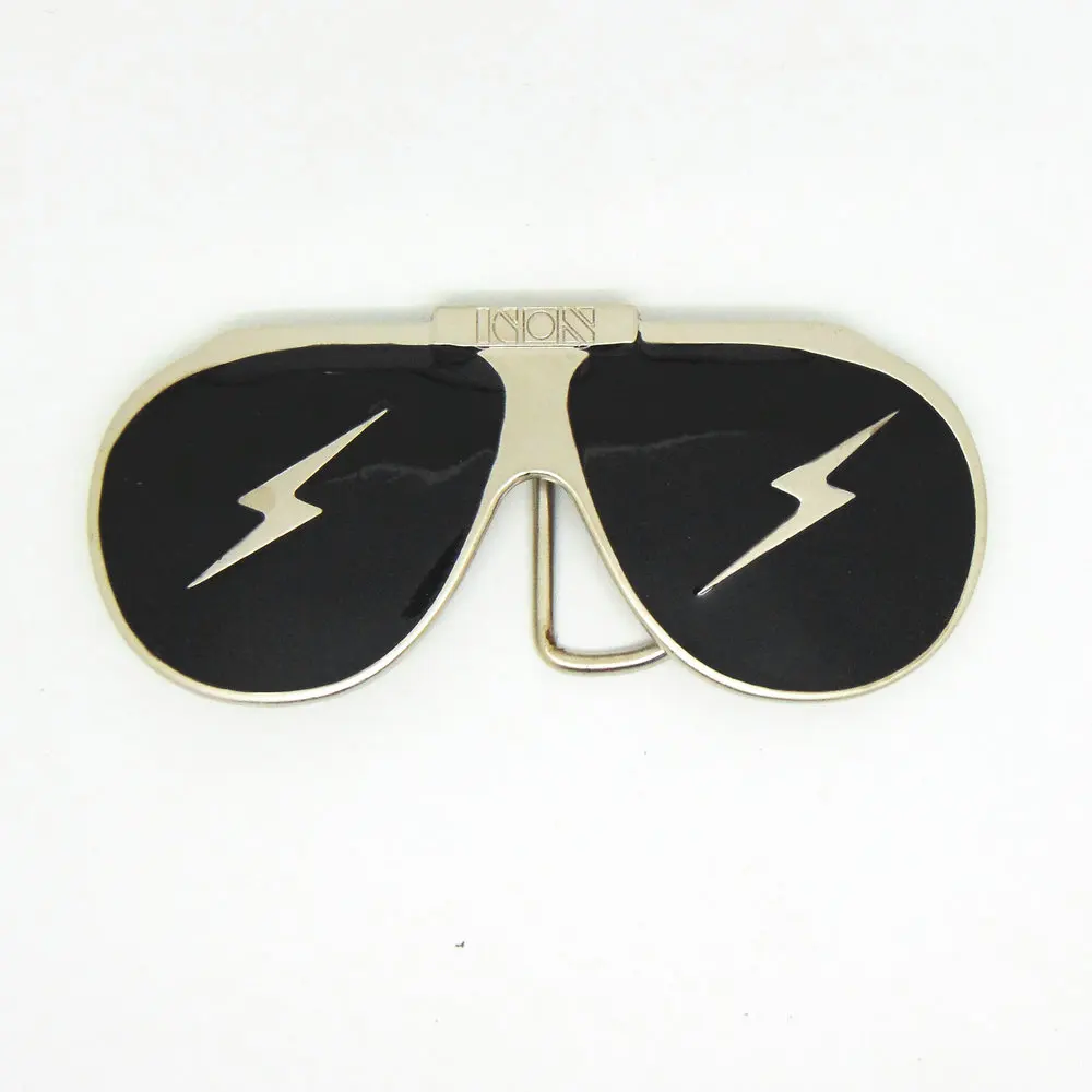 

Western buckle lightning glasses color man metal wear-resisting belt buckle for 4.0 CM belt