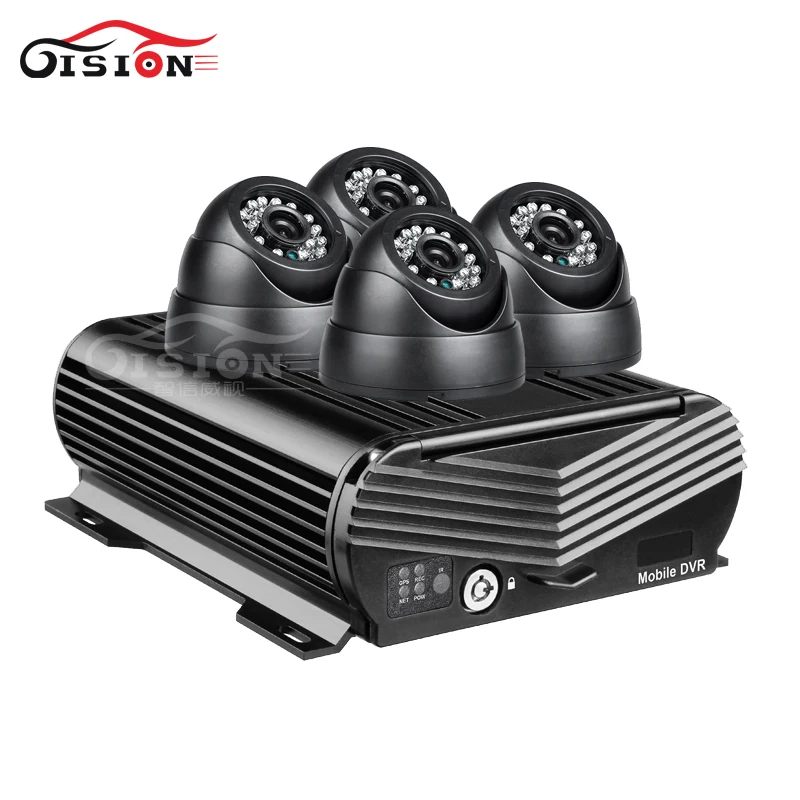 Miễn phí Vận Chuyển Đĩa Cứng HDD 1080 P AHD Xe đầu Ghi 4 Trong Nhà Nhựa HD Camera Di Động Đầu Ghi Hình bộ dụng cụ + Ổ Cứng 500 GB