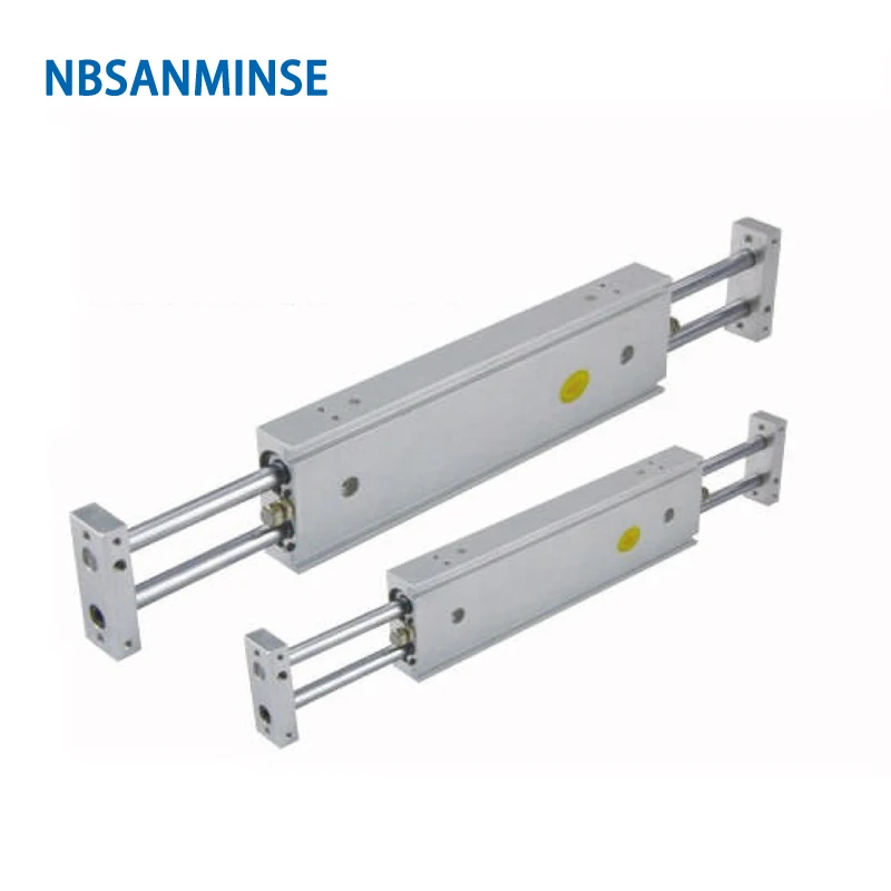 Cxsw 6 10 15 20 25mm Dual Rod Double Rod Cylinder Pneumatic Compressed Air Parts Automation Cylinder Nbsanminse