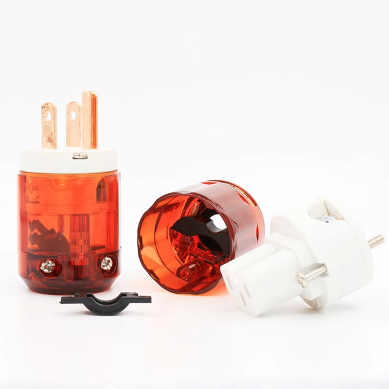 Hi-End P-046E US ปลั๊ก + C-046E IEC Connector สำหรับสายไฟ