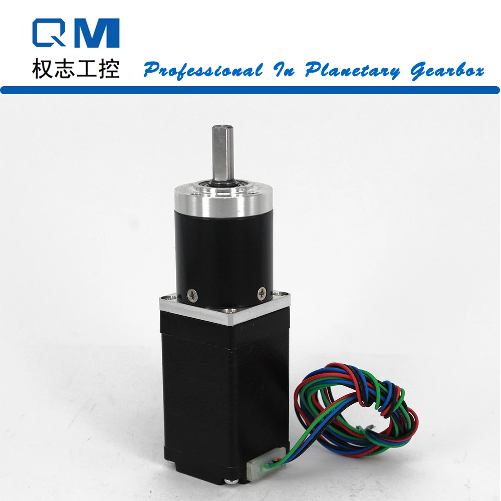 

Geared Stepper Motor NEMA11 50mm 0.6A Planetary Gearbox Ratio 12:1 25Acrmin Robot Pump 3D Printer