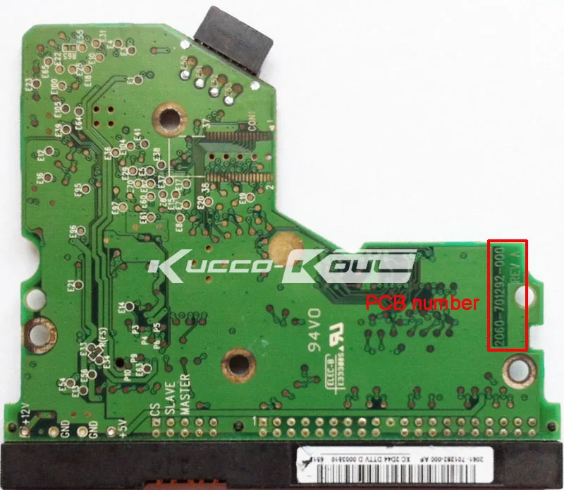 HDD PCB logic board 2060-701292-000 REV A for WD 3.5 IDE/PATA hard drive repair data recovery