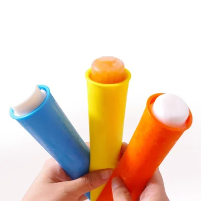 New Colorful Silicone Push Up Ice Cream Jelly Lolly Pop Maker Popsicle Mould Mold lin3021