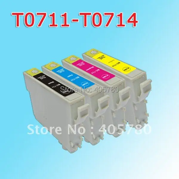 12pcs T0711/T0712/T0713/T0714 INK cartridges compatible for SX100/SX110/SX105/SX115/SX200/SX205/SX209/SX210