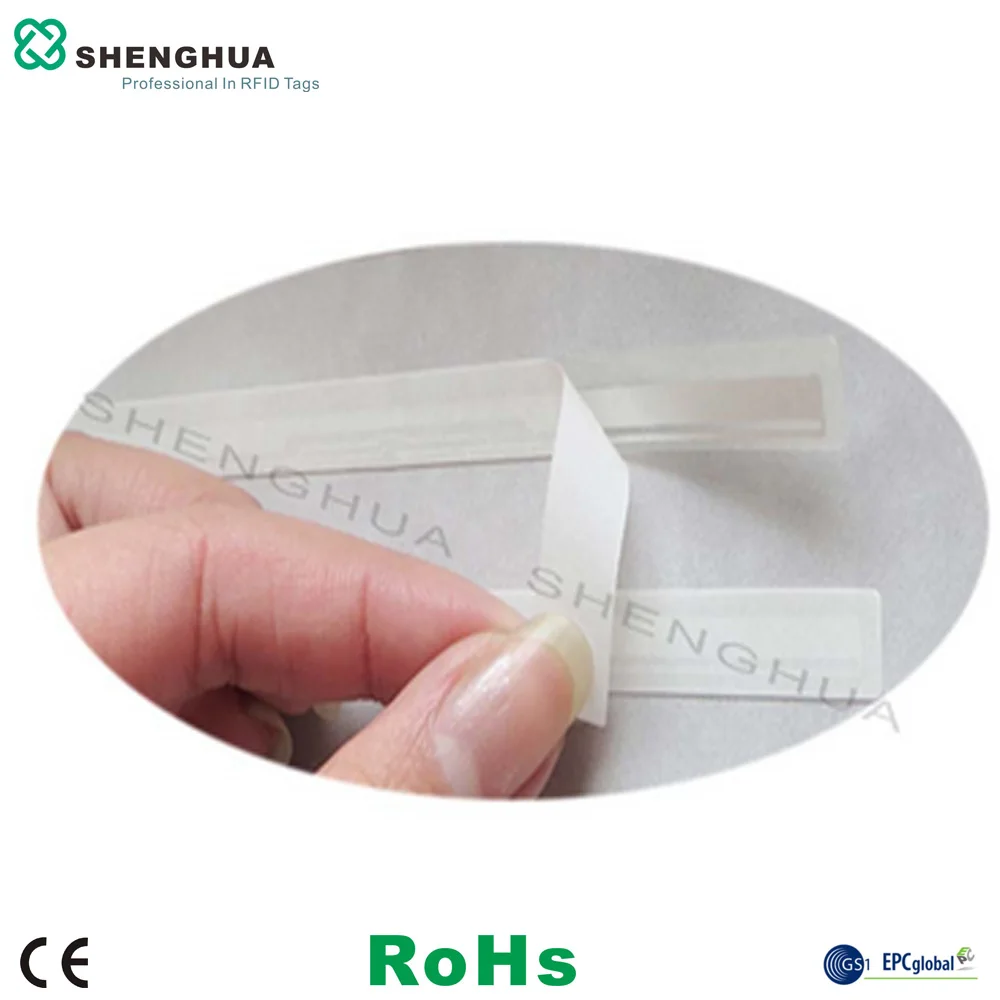 1500pcs/lot RFID Access Control Library Passive ISO 18000-6C EPC Gen2 Printable RFID Paper Book Tag For Security