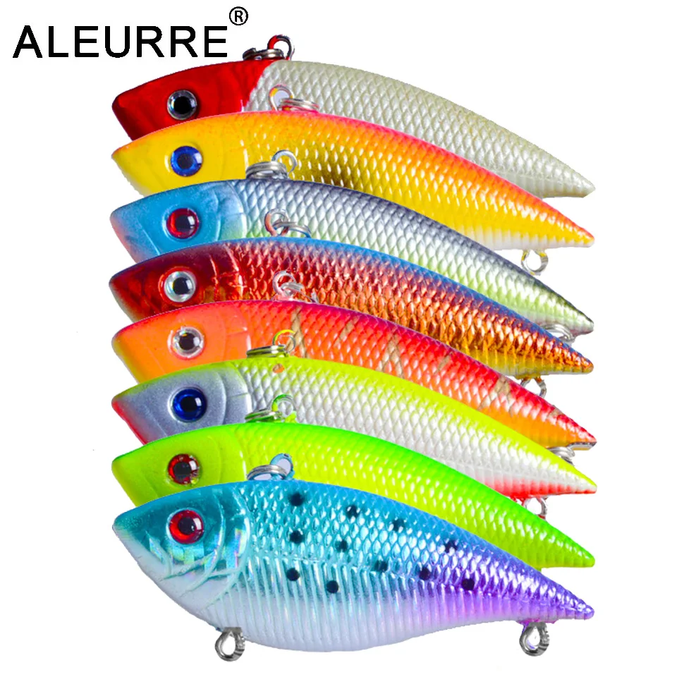 7cm 11.5g Rattlin VIB Fishing Lure Hard Pesca Wobbler Crankbait Sinking Isca Artificial Fishing Bait Pike Leurre Winter Baits