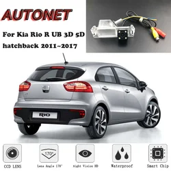AUTONET Backup Rear View camera For Kia Rio R UB 3D 5D hatchback 2012 2013 2014 2015 2016 2017 Night Vision license plate camera