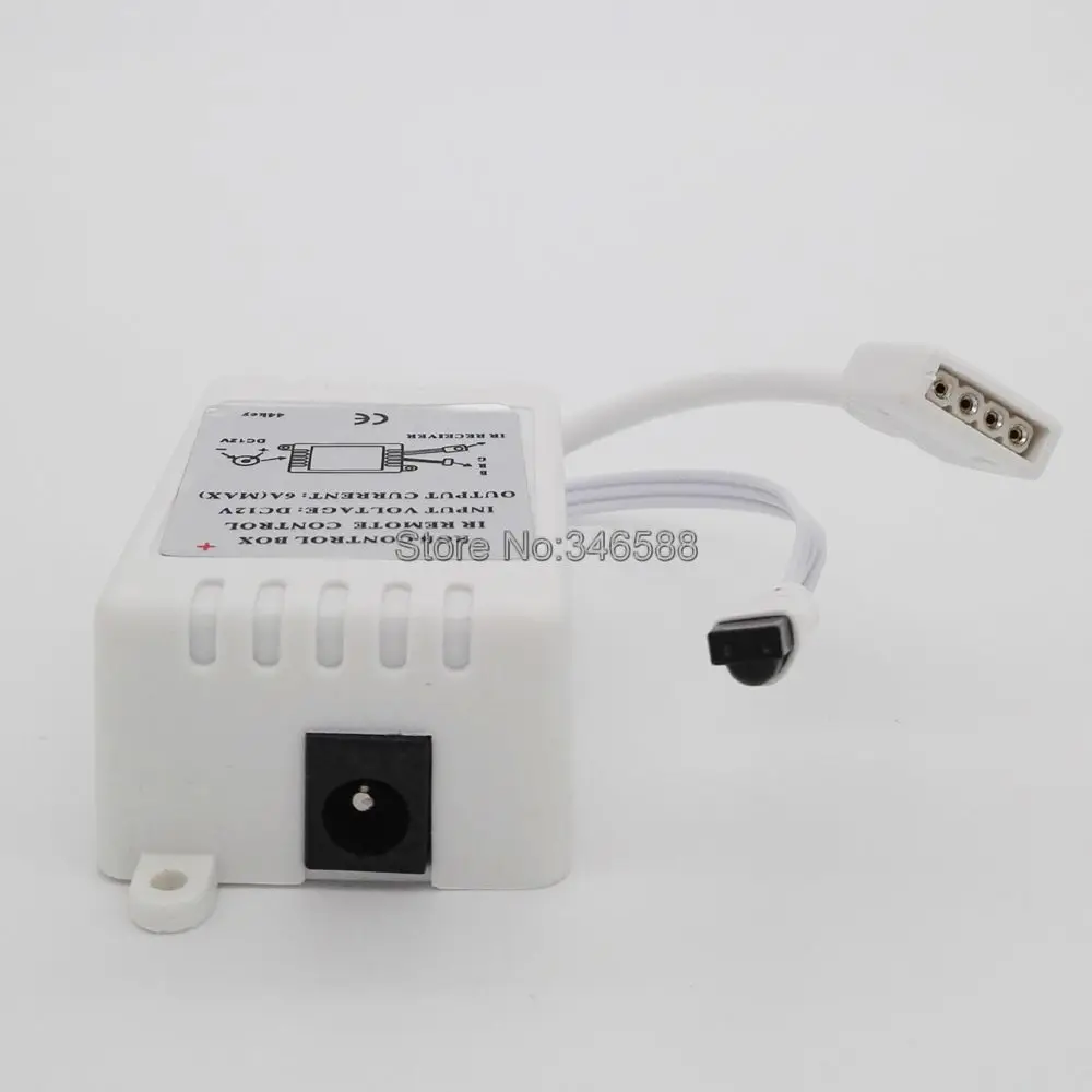 LED Controller 44 Keys LED IR RGB Controler Infrared Remote LED Controller DC12V 6A For RGB SMD 3528 5050 LED Strip Tape