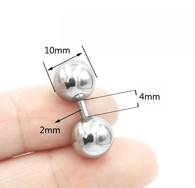 Stainless Steel Captive Bead Hoop Ring