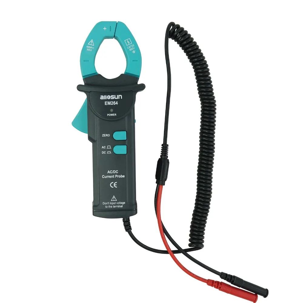 Probe Digital Clamp meter Ammeter AC Current Probe Multimeter Electronic Tester input 600A-MAX output 0-600mV  all-sun EM263