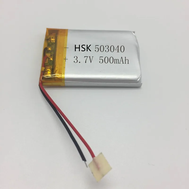 

Free shipping by DHL Fedex 500pcs/lot 3.7V 500mAh 503040 053040 LiPo Rechargeable Battery bluetooth speaker Hairdresser battery