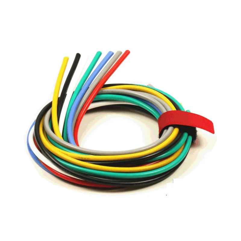 1 meter 8/10/12/14/16/18/20/22 AWG Flexible Silicone Solid Electronic Wire Tinned Copper Line