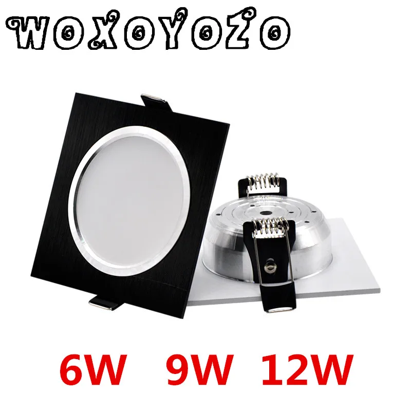 

LED Downlight Recessed For Home LED lamp With LED Driver 110V / 220V Lighting 6w 9W 12W Spot light