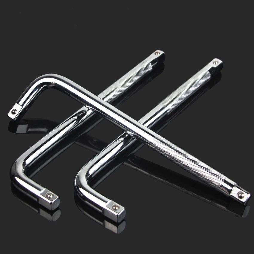 1Pcs T-ype Chrome Vanadium Steel Bent Rod Wrench Hand Tools 1/4\