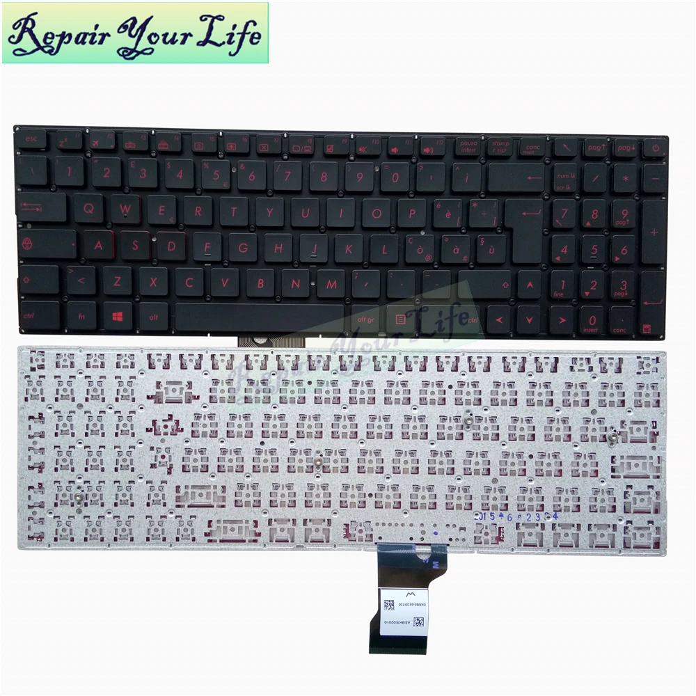 

Repair You Life laptop keyboard for ASUS N501 G501 N501JW UX501JW IT Italy keyboard Black 0KNB0-662EIT00