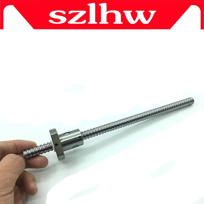 FREE SHIPPING  SFU1204 150 200 250 300 350 400 450 500 550 600 650 mm cold roller ball screw with 1204 single ball nut