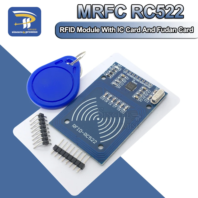 MFRC-522 RC-522 RC522 13.56 Mhz Antenna RFID IC Wireless Module For Arduino IC KEY SPI Writer Reader IC Card Proximity Module