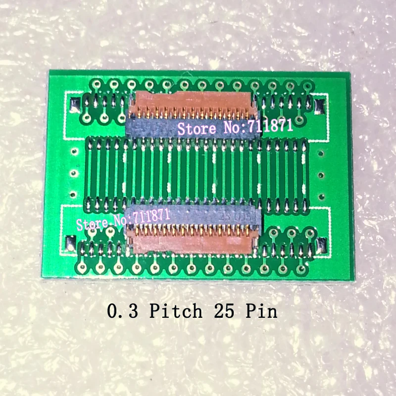 0.3 Pitch MIPI 25P FPC Extension Connector 25P extend Socket 25 Pin FPC cable Lengthen Adapter 0.3mm 25P to 25P Extension joint