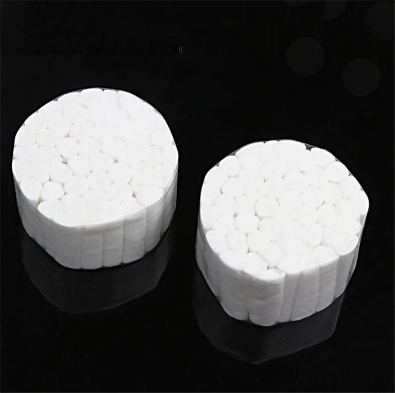 1000pcs/lot Disposable Dental Medical Surgical Cotton Rolls Tooth Gem High-purity Cotton Roll Dentist material Teeth Whitening