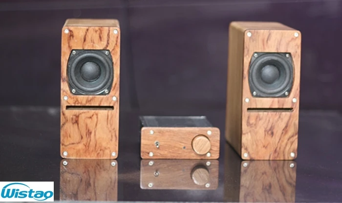 IWISTAO HIFI динамик 2 дюйма полный спектр лабиринт структура деревянный 2X10 Вт 4 Ом 84 дБ палисандр цвет 1 пара стерео аудио