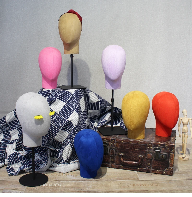 

Hot Sale!! Best Quality Fashion Colorful Head Mannequin Head Model For Sale