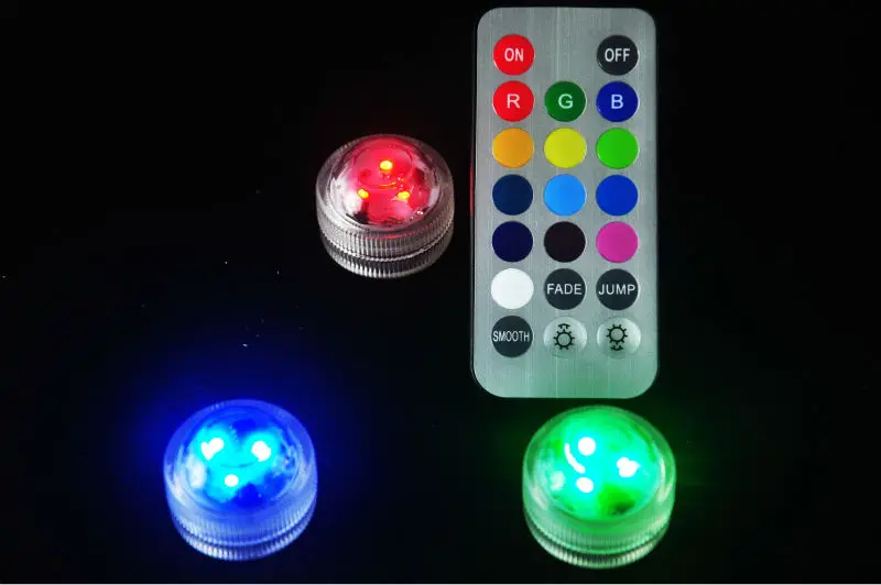 

10pcs*3LEDs Wedding party Decoration Waterproof Submersible LED Party Tea Mini Light For Halloween Christmas holiday lights