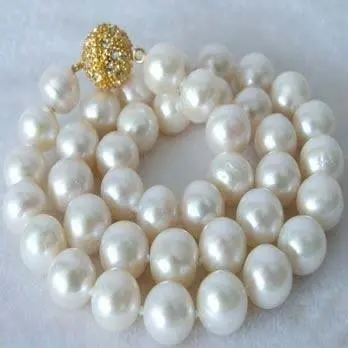 

Huge! Jewellery AAA +14 mm south sea shell pearl necklace. White