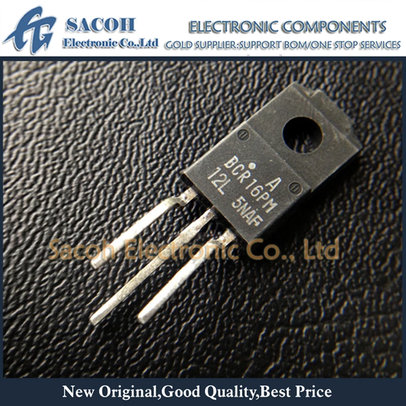 New Original 10Pcs/Lot BCR16PM-12L BCR16PM-12 OR BCR16PM-14L BCR16PM-14 OR BCR16PM-8L BCR16PM-8 TO-220F 16A 600V Triac