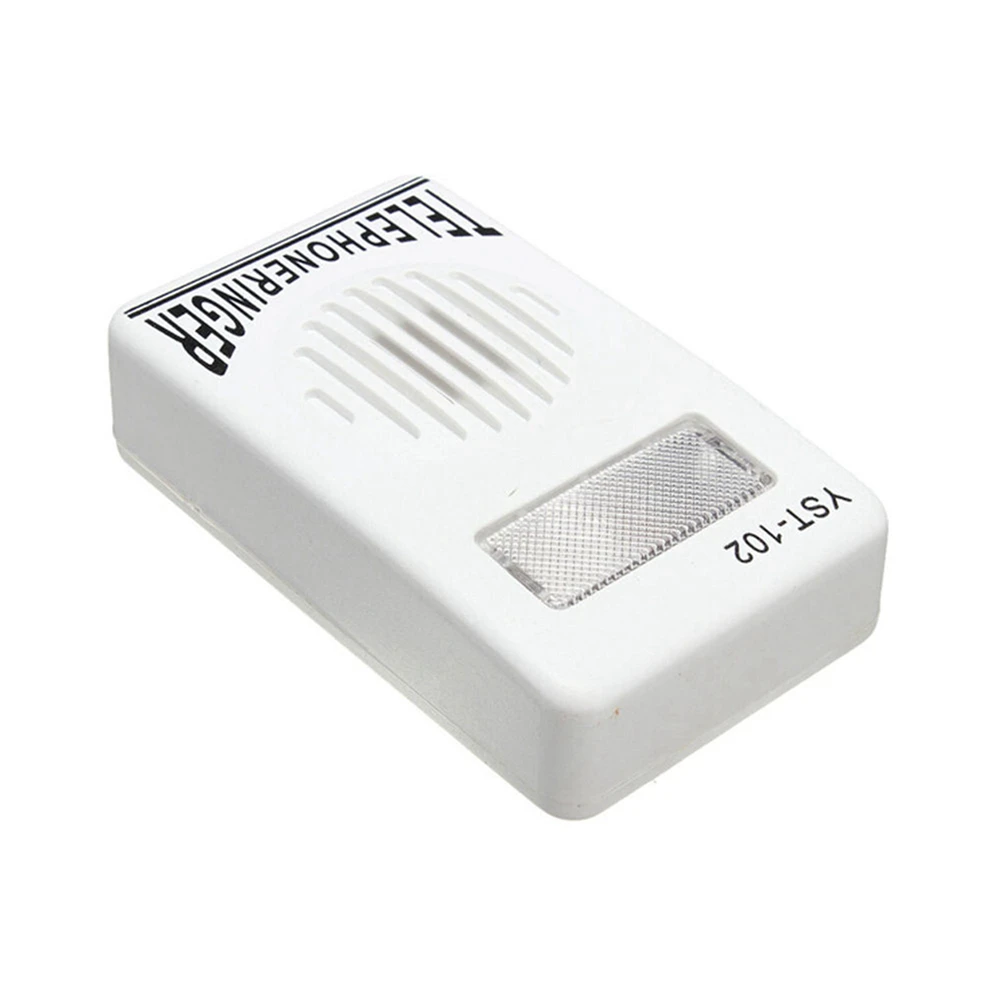 Экстра-громкий телефонный звонок 95 дБ, усилитель кольца телефона, стробоскоп, светильник, звонок, звонок, стационарный звонок, звуковые ринг...