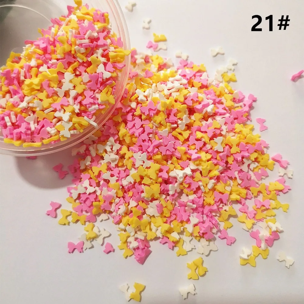 20g Polymer Clay Streusel Bunte süße gefälschte Fruchtzucker Schokoladenkorn Simulation Lebensmittel Heimdekoration Puppenhaus – Detail 21