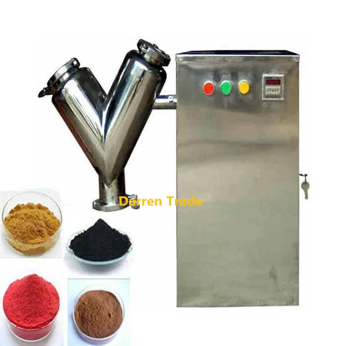 1PC Popular Powder Blender High Efficient Steel Powder Mixer Utensils for Various Food with 5L Barrel Cubage VH5