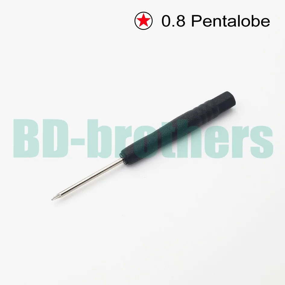 0.8mm 5-Point Pentalobe Screwdriver Pry Open Tool Mini Screwdrivers for iPhone 4G 5G 5G 5S 6 6S 7  6000pcs/lot