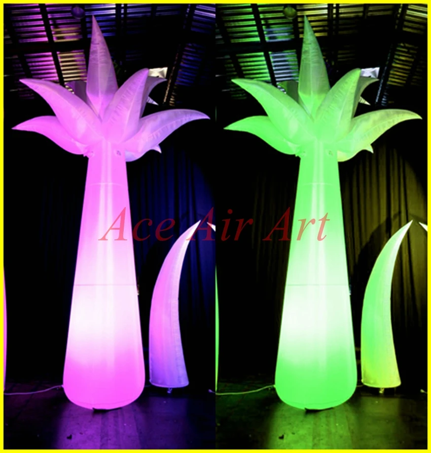 

Beautiful Staniding Decoration Inflatable Palm Tree With LED Lights For Night Event/Party