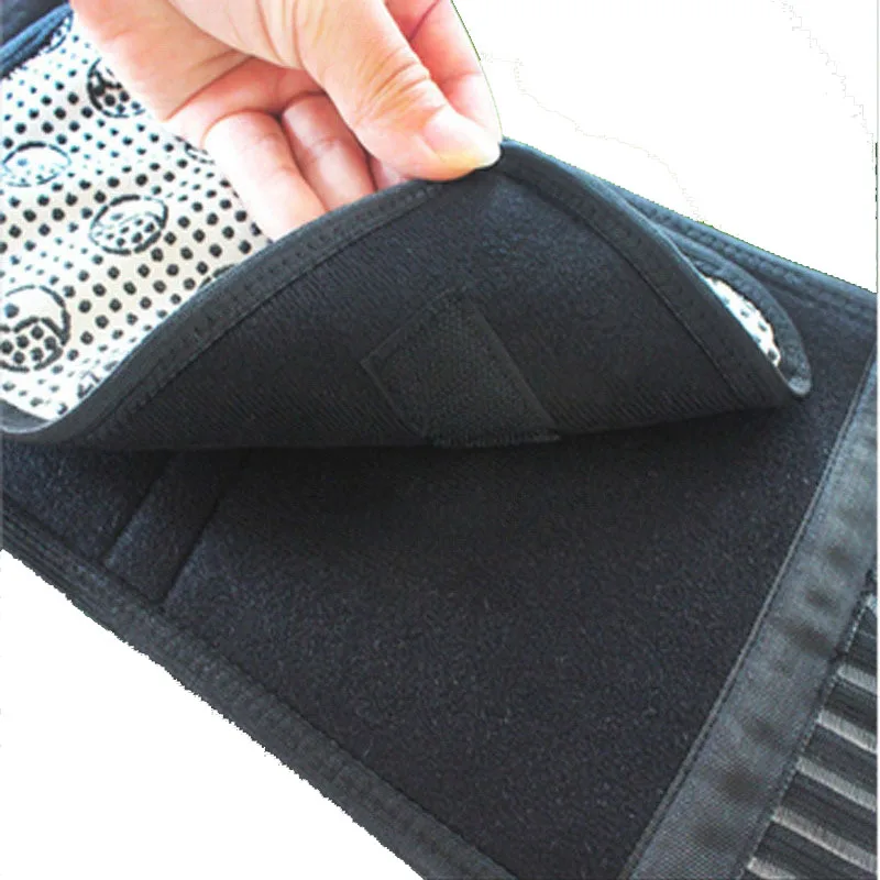 AOLIKES Self-heating Magnetic Therapy Lumbar Belt Waist Back Support Brace Abdomen Keeping Warm Protector Tourmaline Products