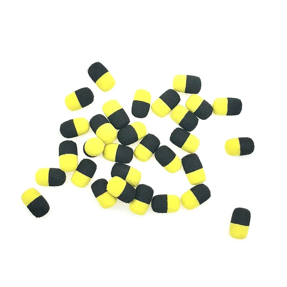 10pcs/pack Carp Fishing Bait Foam Boilie Pop Ups Hook Fish Baits Mix Color Cylinder 8mm Zig Rig Foam Terminal Tackle