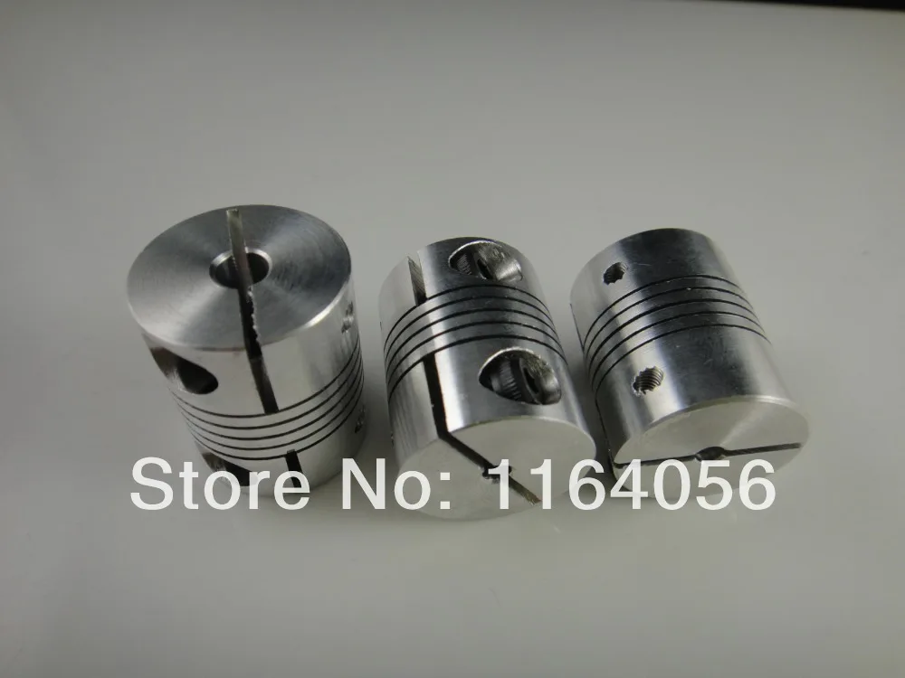 ID5 6 6.35 8 10 12mm D25*L30 Flexible Shaft Coupling Clamp CNC Starter Shaft Coupler Connector