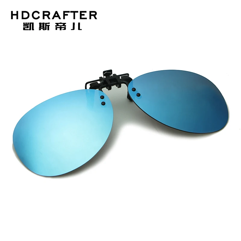 

HDCRAFTER Polarized Clip On Sunglasses Driving Night Vision Lens Sun Glasses Anti-UVA Women Men Oculos Gafas De Sol 6 Colors